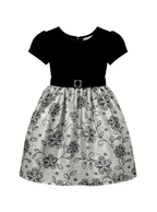 Black and Silver Holiday Dress - Fox Haven Gifts