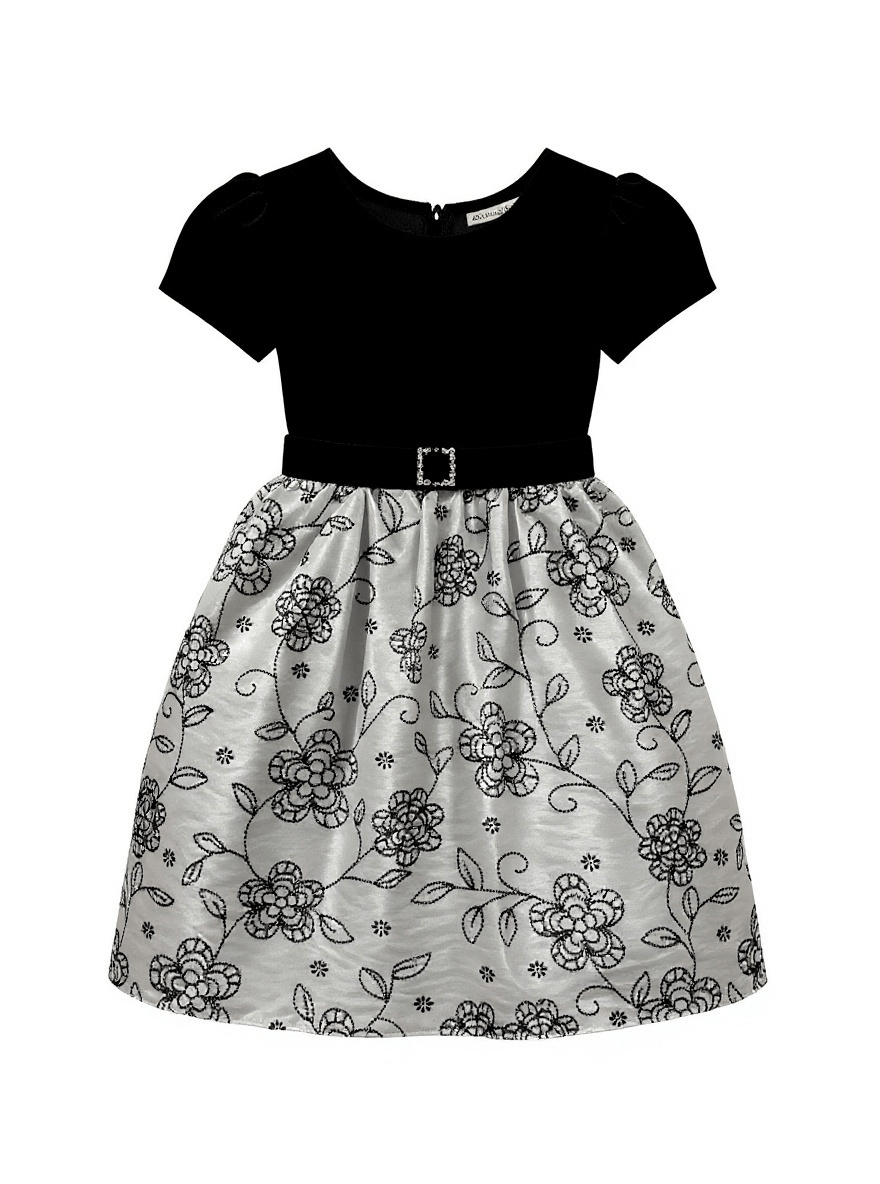 Black and Silver Holiday Dress - Fox Haven Gifts