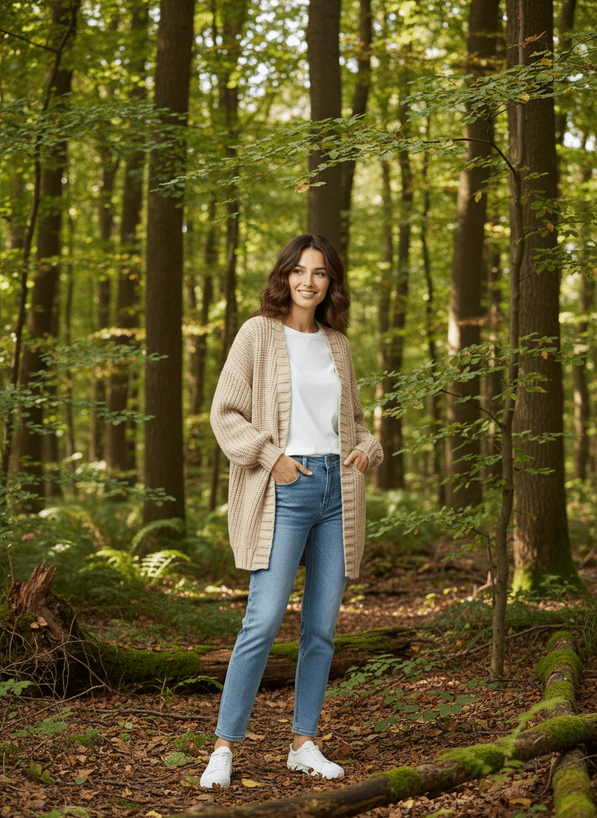 Creamy cardigan - Fox Haven Gifts