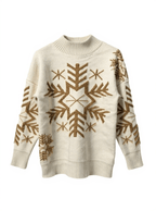 Darling, soft, and filled with holiday spirit! The Snowflakes are textured with soft, faux fur, too 🤎 Size small - Fox Haven Gifts