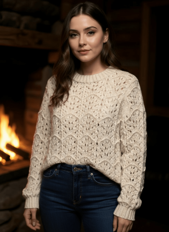 Ivory Sweater - Fox Haven Gifts