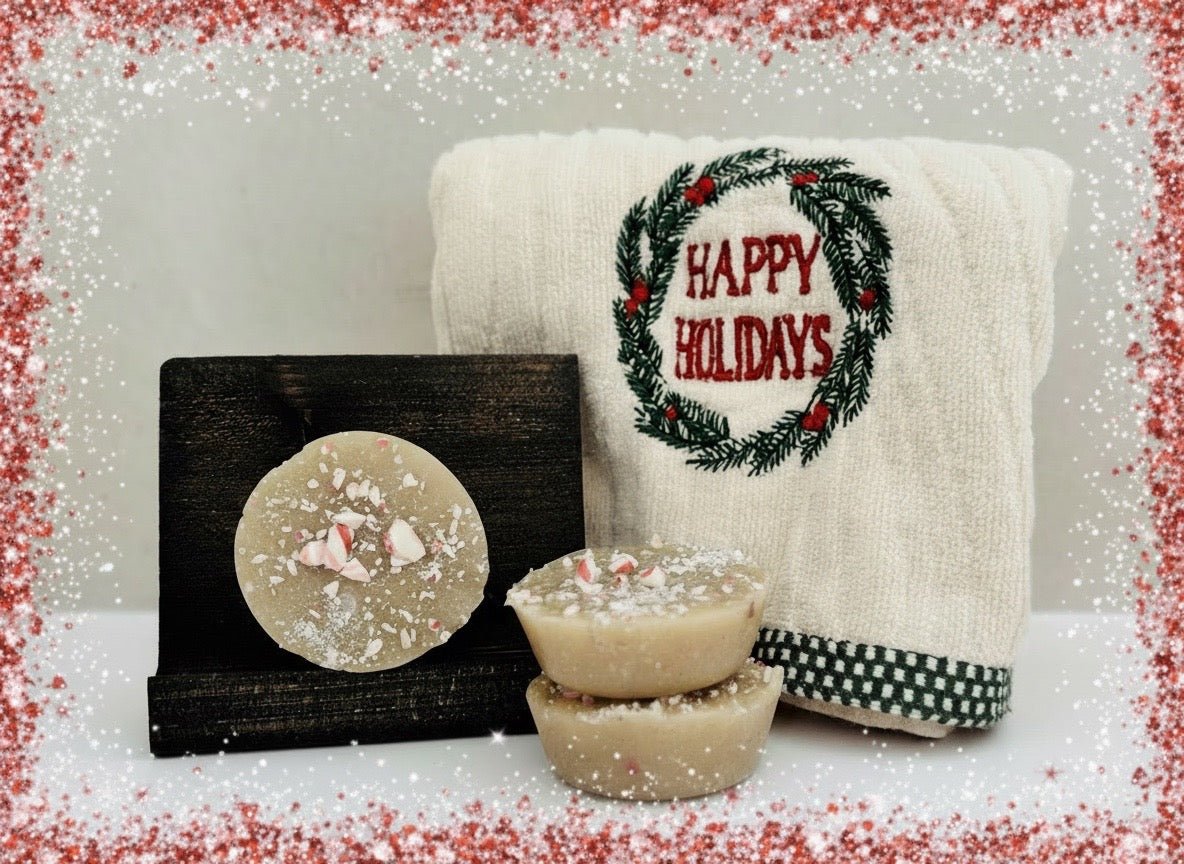Set of 3 Sugar Scrub Bars - Peppermint - Fox Haven Gifts