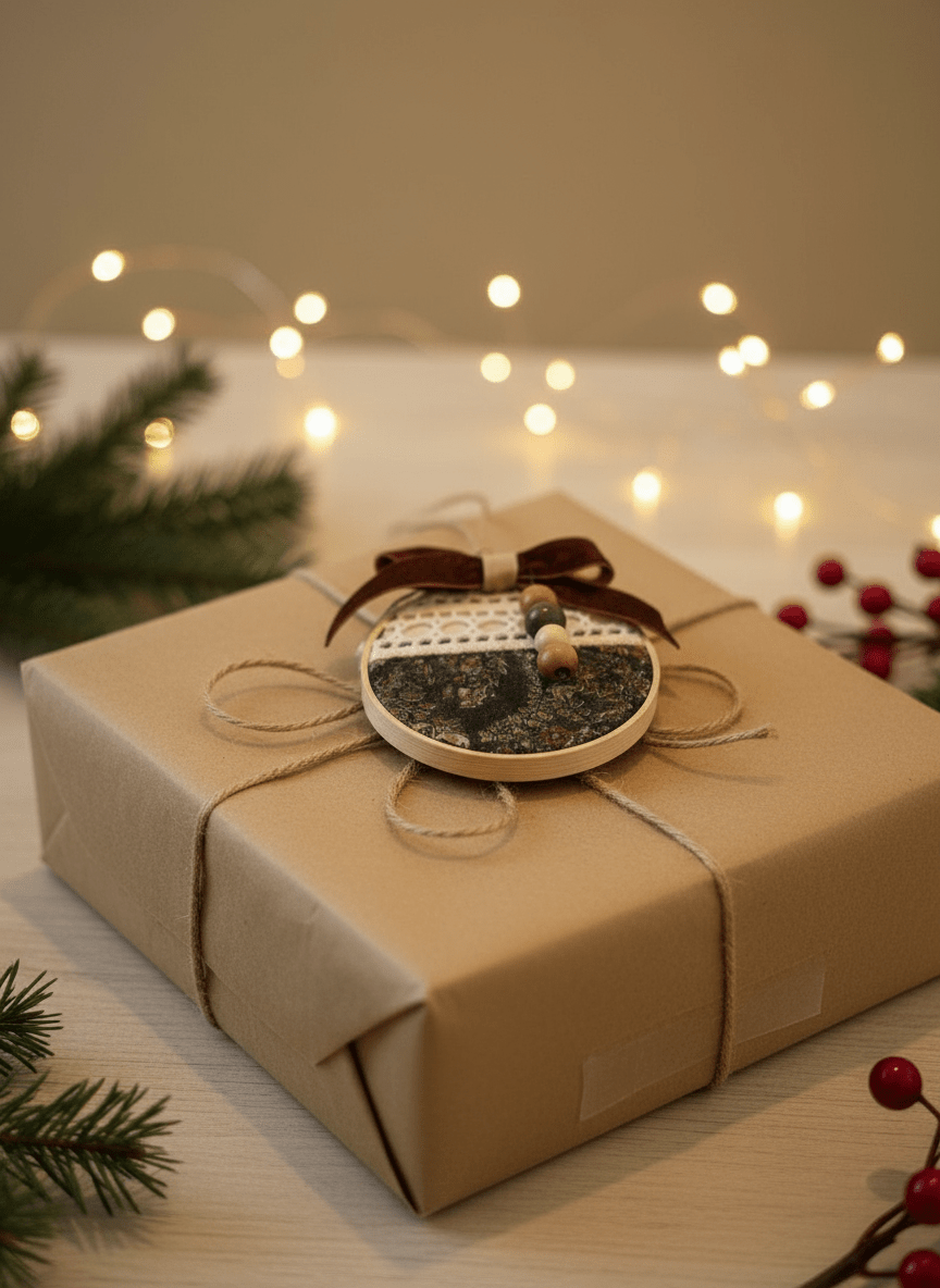 Velvet and Beaded Ornaments - Fox Haven Gifts